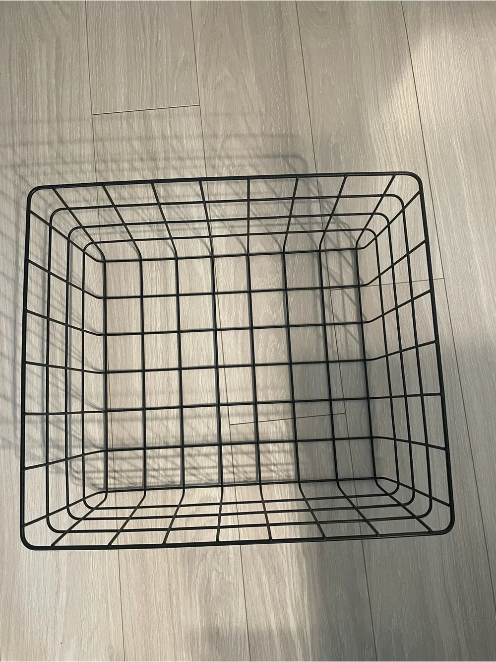Black Wire Storage Basket